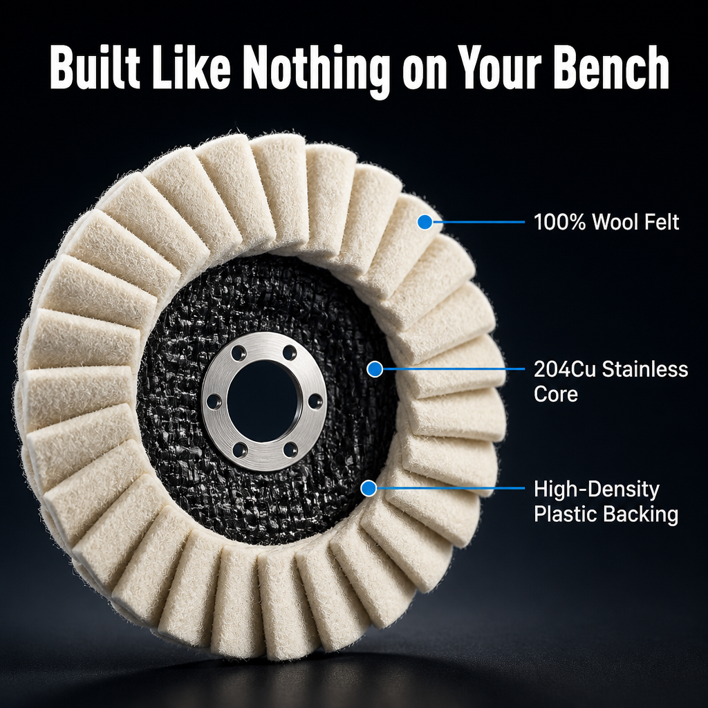 MirrorFelt™ — Restore Rust, Marble & Auto Parts to 100GU Mirror Shine | 3 for 2 Inside