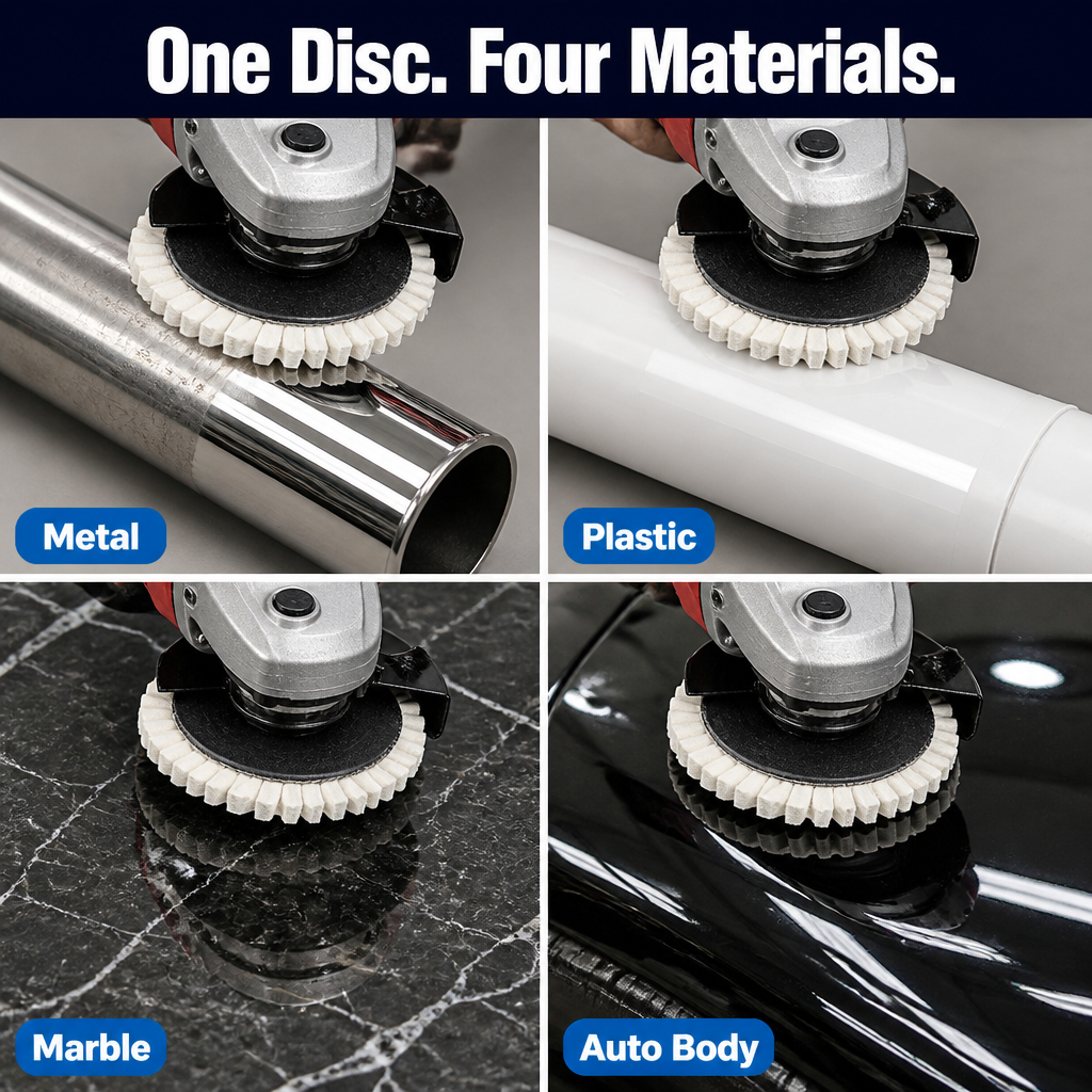 MirrorFelt™ — Restore Rust, Marble & Auto Parts to 100GU Mirror Shine | 3 for 2 Inside