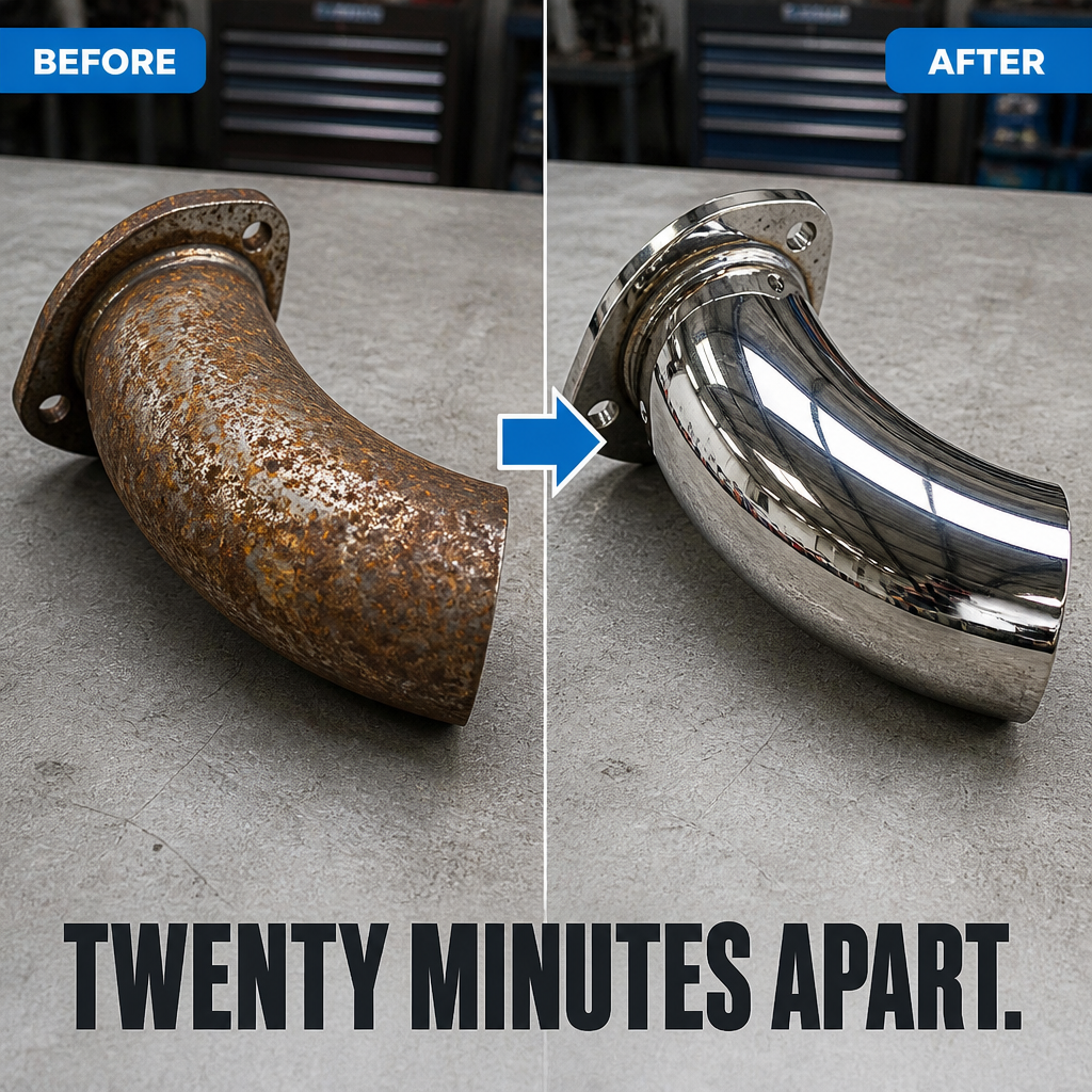MirrorFelt™ — Restore Rust, Marble & Auto Parts to 100GU Mirror Shine | 3 for 2 Inside