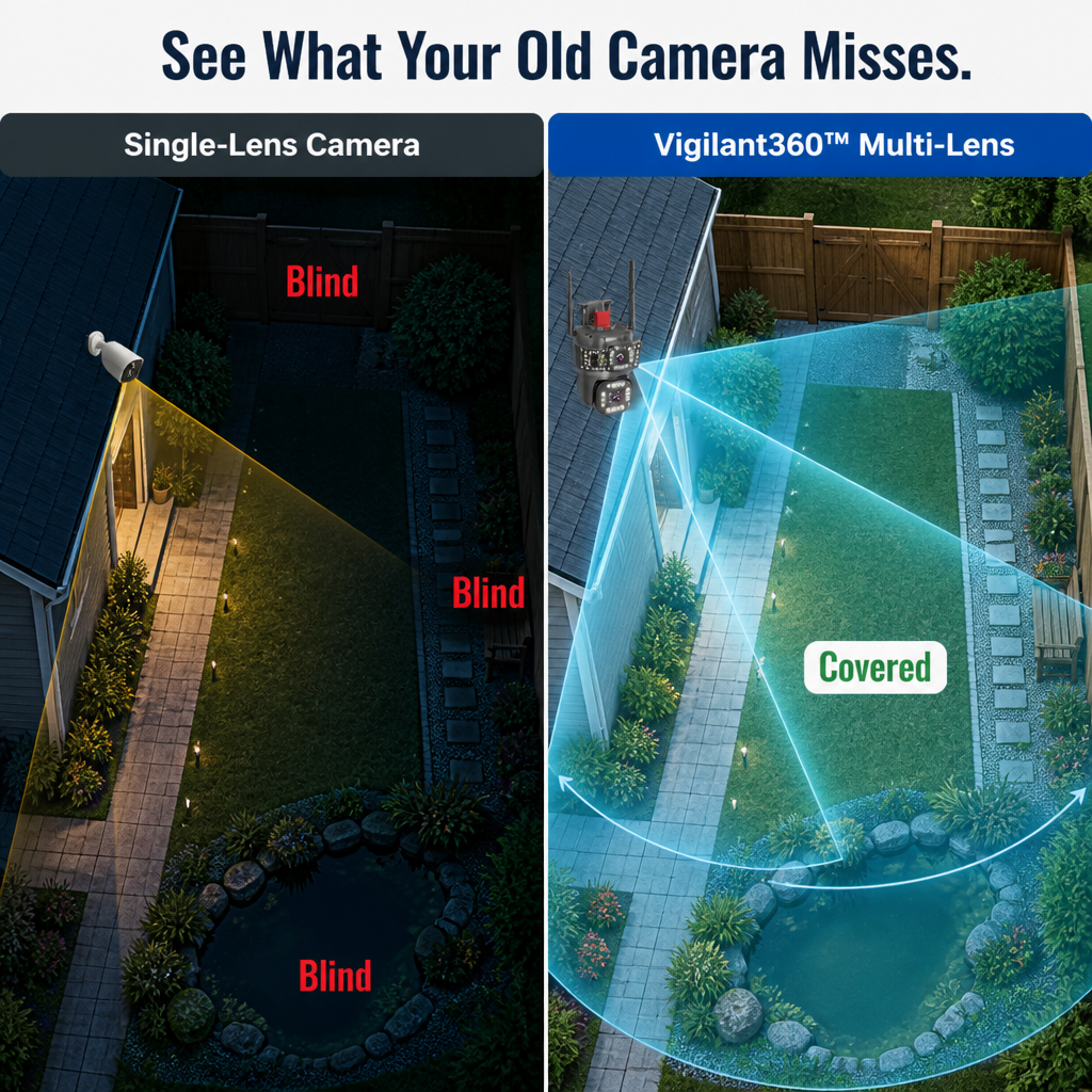 Vigilant360™ — Lock Down Every Angle With Multi-Lens HD Coverage