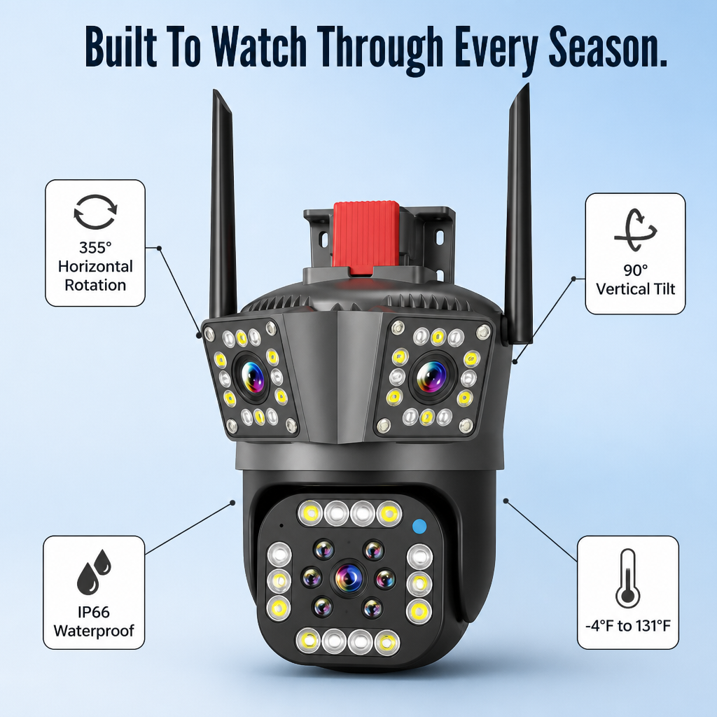 Vigilant360™ — Lock Down Every Angle With Multi-Lens HD Coverage