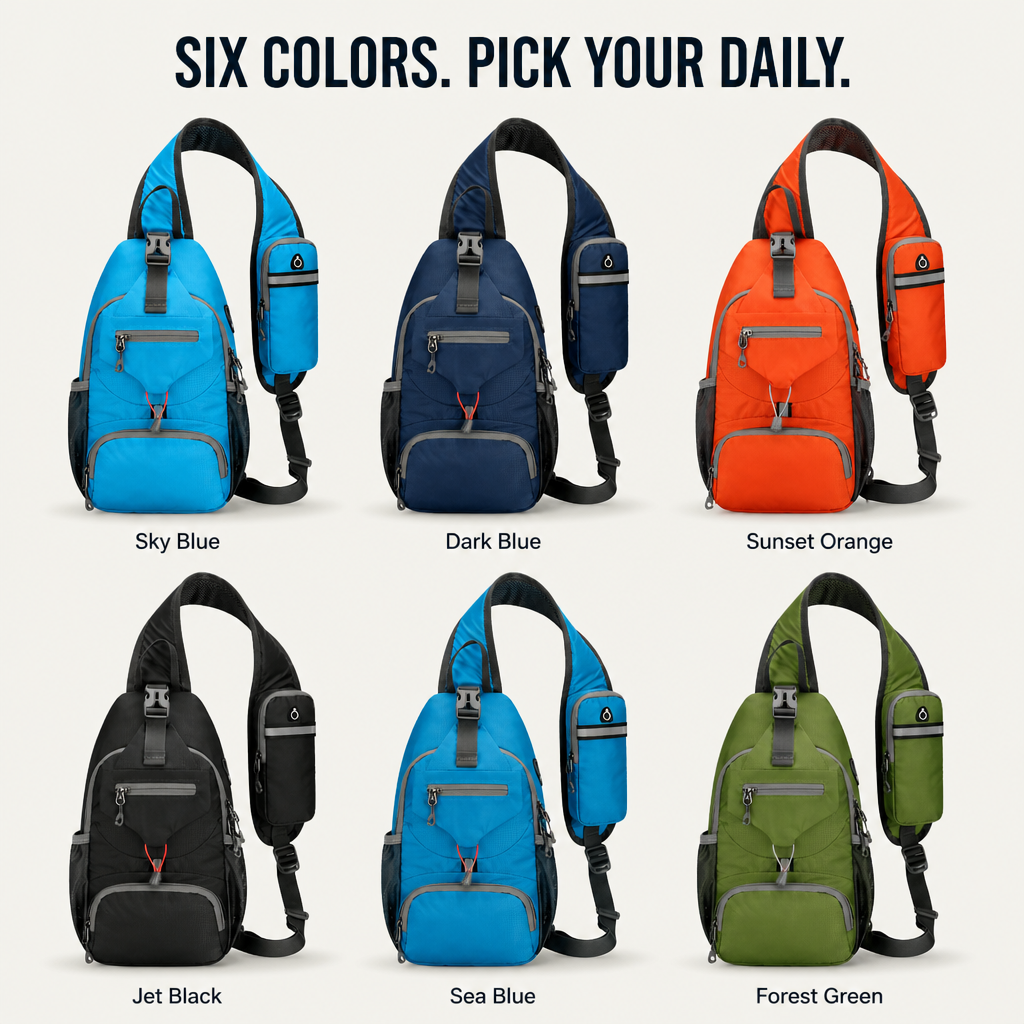 SmartPack™ — Carry Your Phone, Wallet & Water Bottle Without the Backpack Bulk