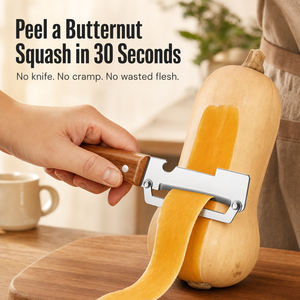 VitaSlice™ — Glide Through Pumpkin, Squash & Tough Skins Without a Knife
