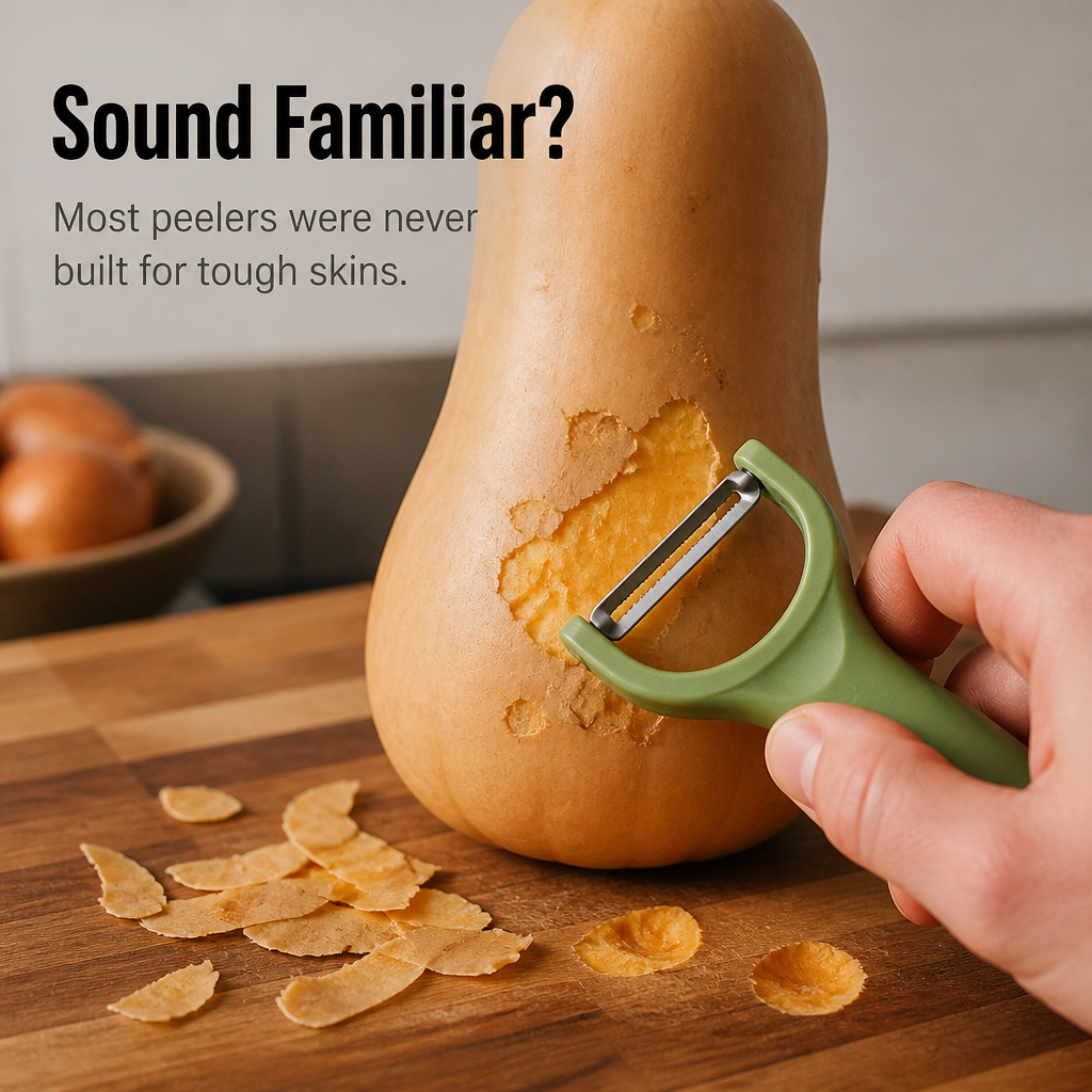VitaSlice™ — Glide Through Pumpkin, Squash & Tough Skins Without a Knife