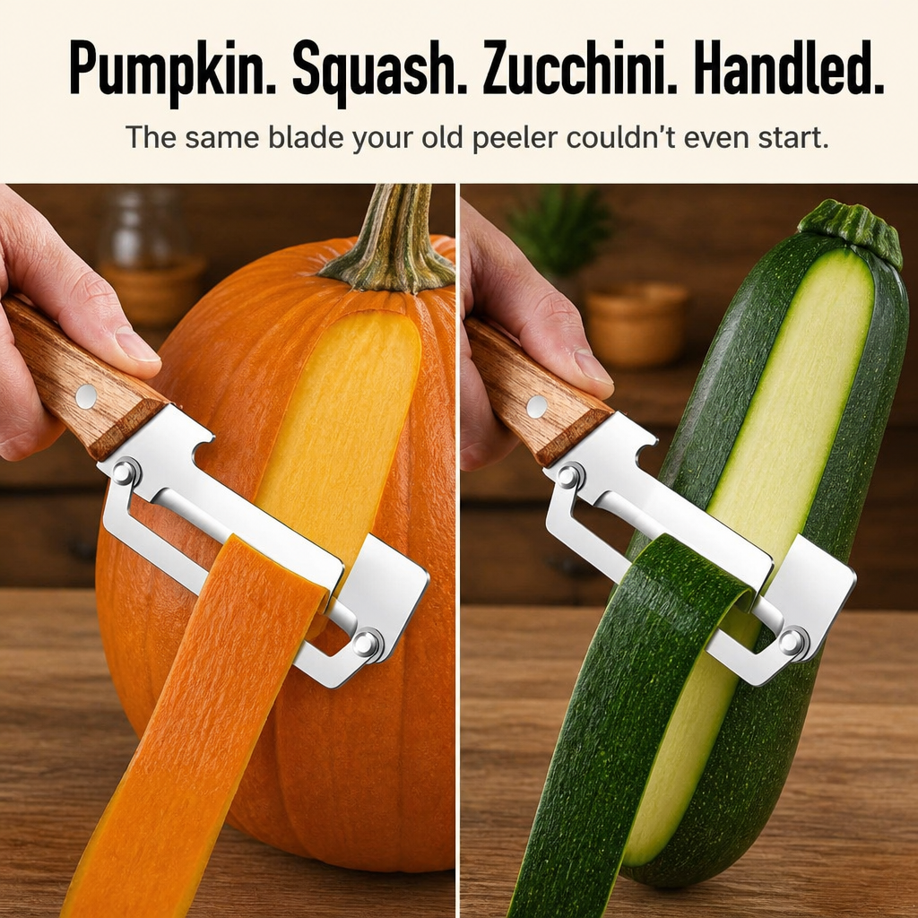 VitaSlice™ — Glide Through Pumpkin, Squash & Tough Skins Without a Knife