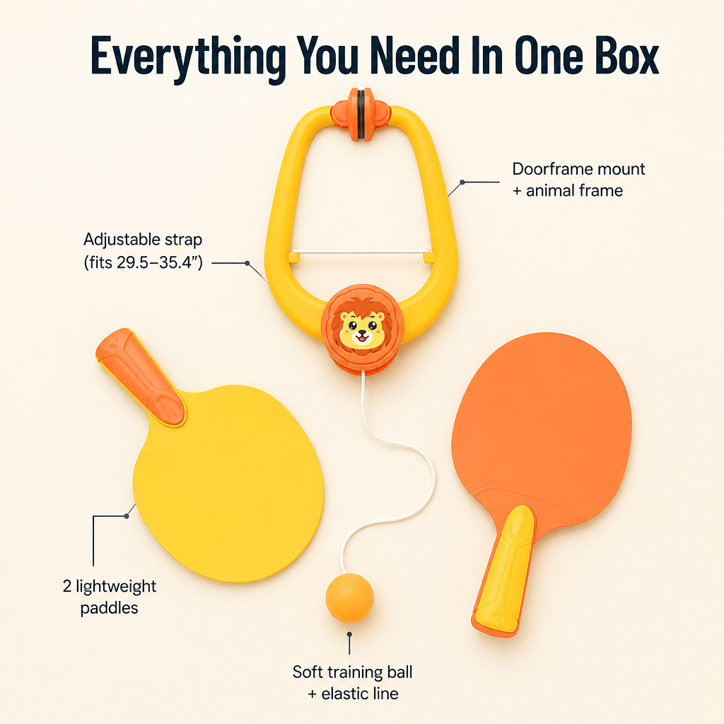 PlayBurst™ — Clip a Pong Game to Any Doorframe in 60 Seconds