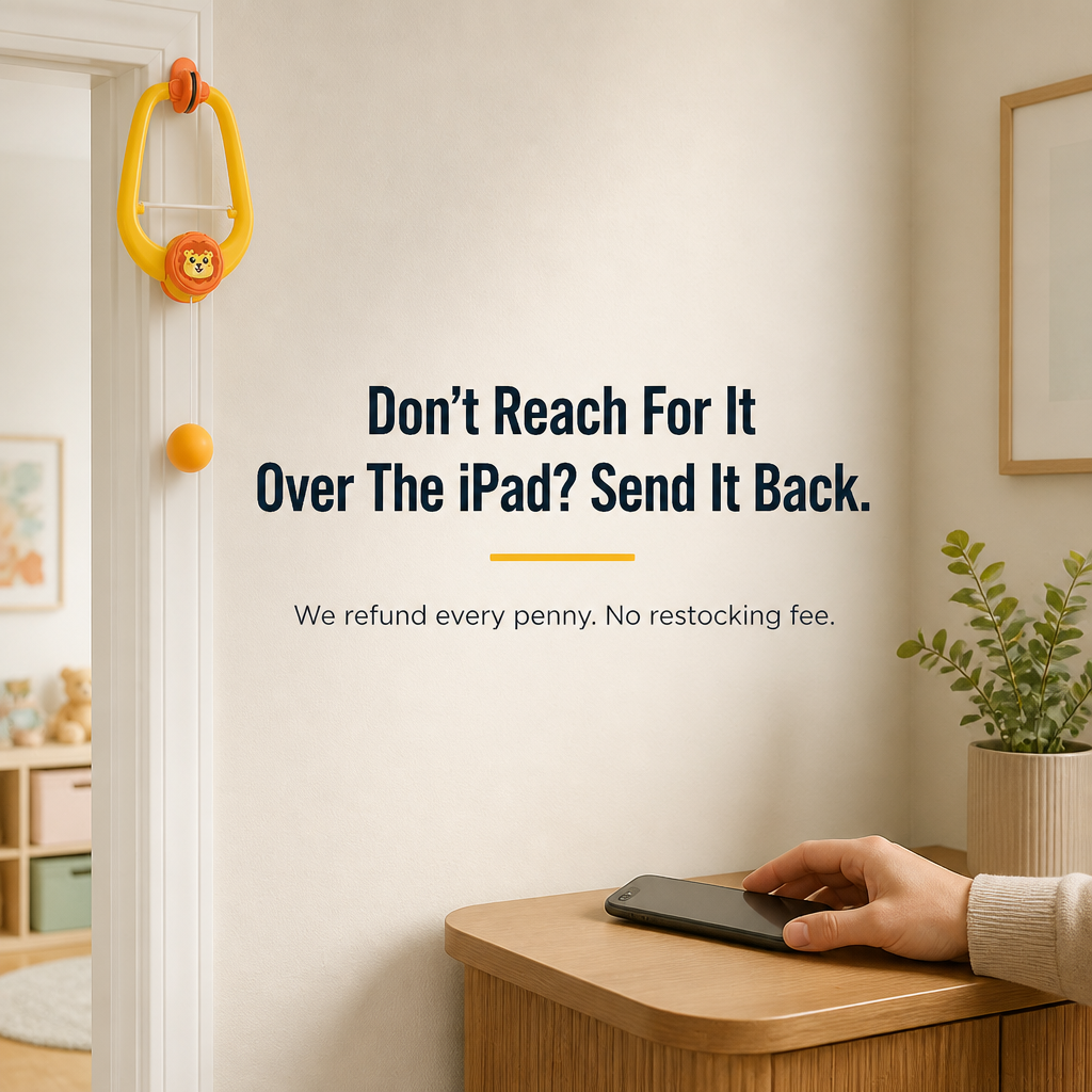PlayBurst™ — Clip a Pong Game to Any Doorframe in 60 Seconds