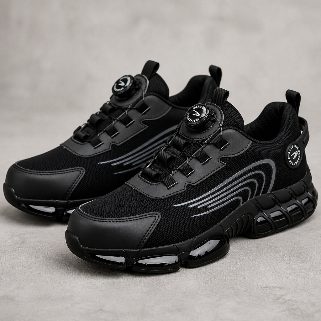 RevitaStride™ – Ultralight Kevlar Safety Sneakers with Rotary Closure