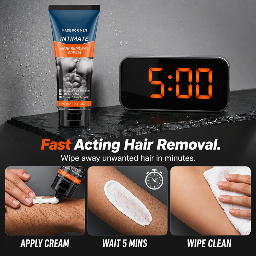 BareCraft™ — Smooth Chest, Back & Intimate Hair in 5 Painless Minutes