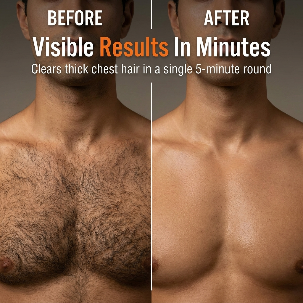 BareCraft™ — Smooth Chest, Back & Intimate Hair in 5 Painless Minutes