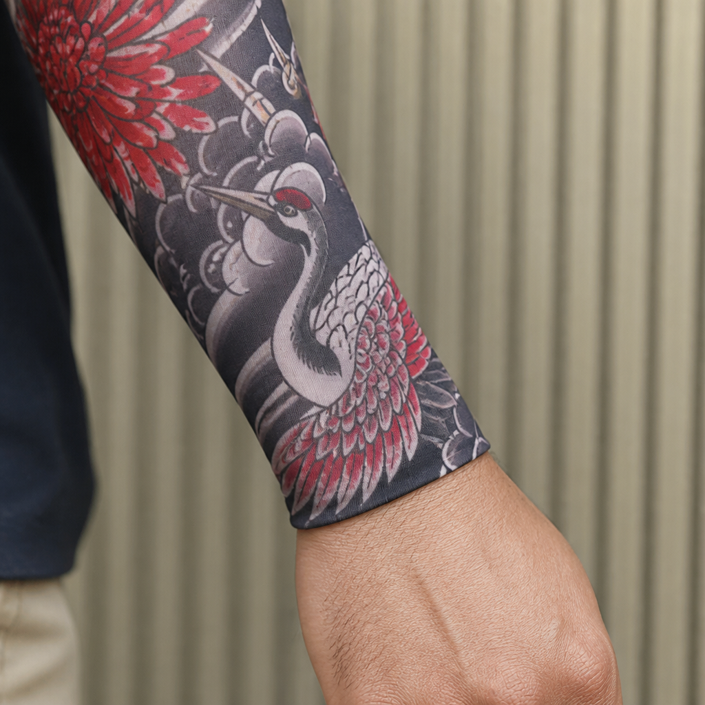 ArborSkin™ – Japanese Tattoo-Print UPF 50+ Sun Protection Arm Sleeve