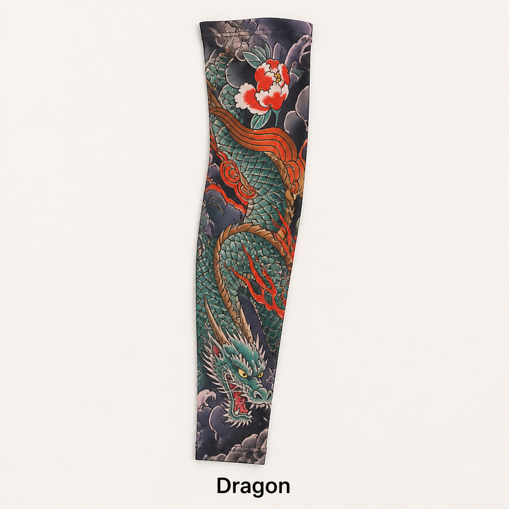 ArborSkin™ – Japanese Tattoo-Print UPF 50+ Sun Protection Arm Sleeve
