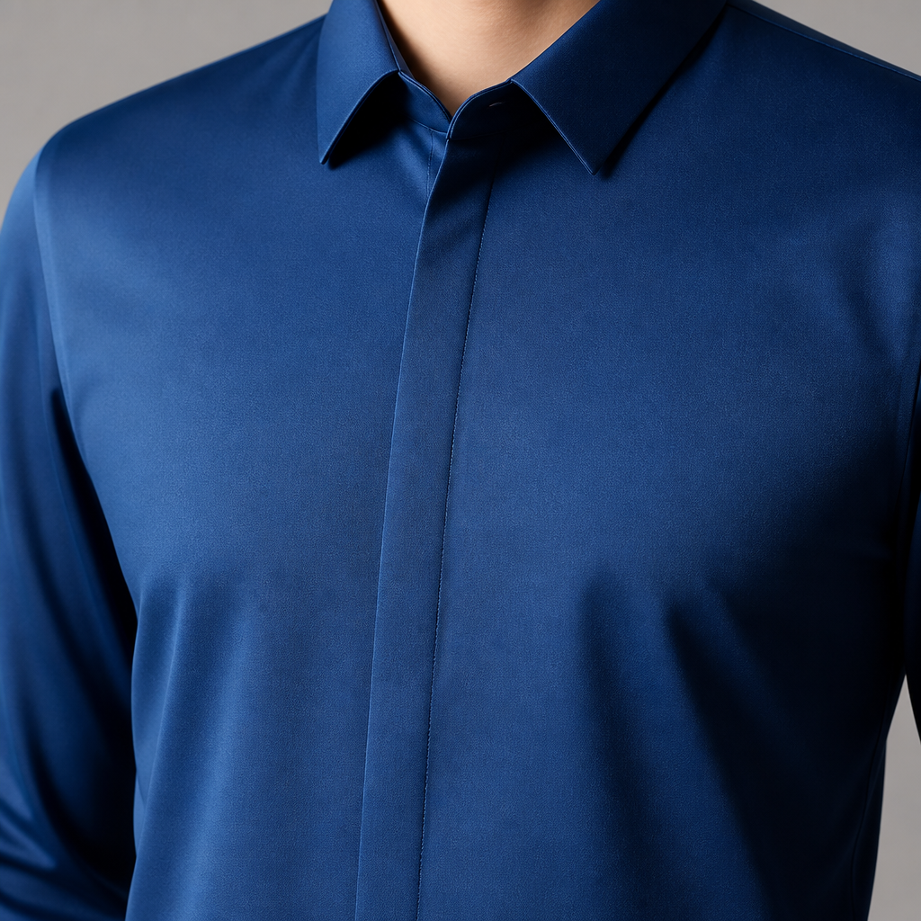 Vantori™ – Slim-Fit 4-Way Stretch Wrinkle-Free Dress Shirt