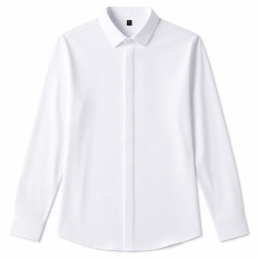 Vantori™ – Slim-Fit 4-Way Stretch Wrinkle-Free Dress Shirt