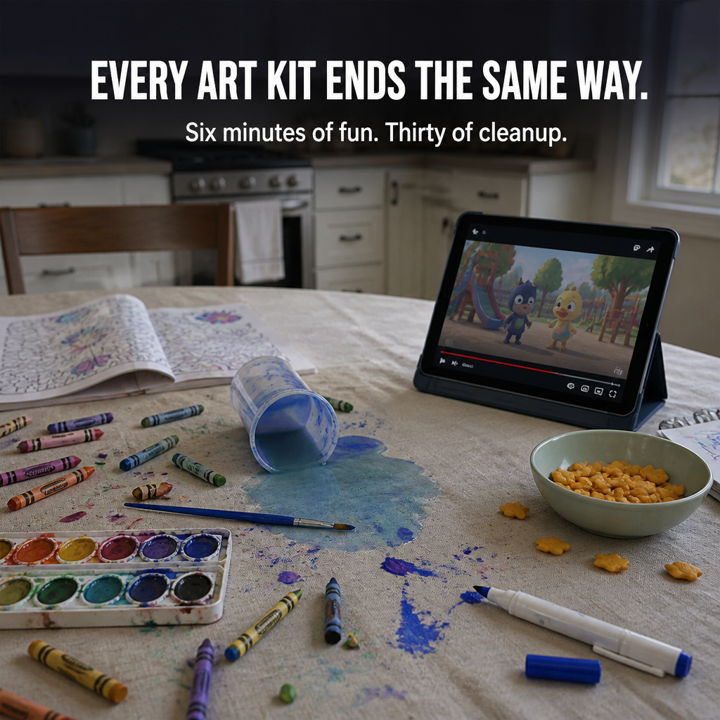 SplashForm™ — Turn Tap Water Into Marble Art Kids Lift, Dry, and Frame