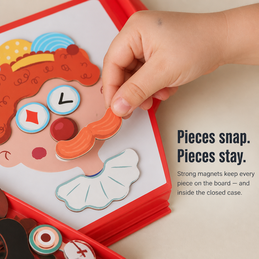 EmotionCraft™ — Build Endless Magnetic Characters That Hold Kids Off Screens