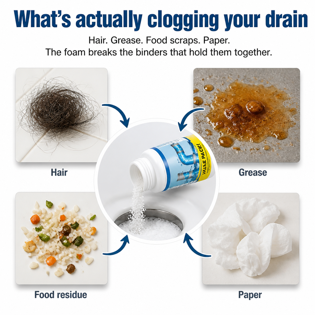 ClariFlow™ — Dissolve Hair, Grease and Drain Smells in 20 Minutes Flat