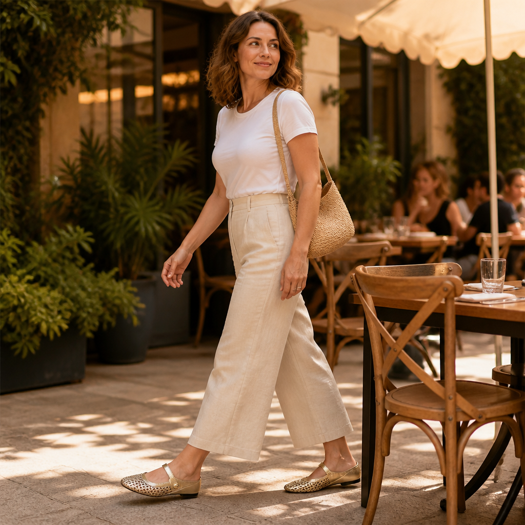 BreezeStep™ – Hand-Woven Square-Toe Mary Jane Mules