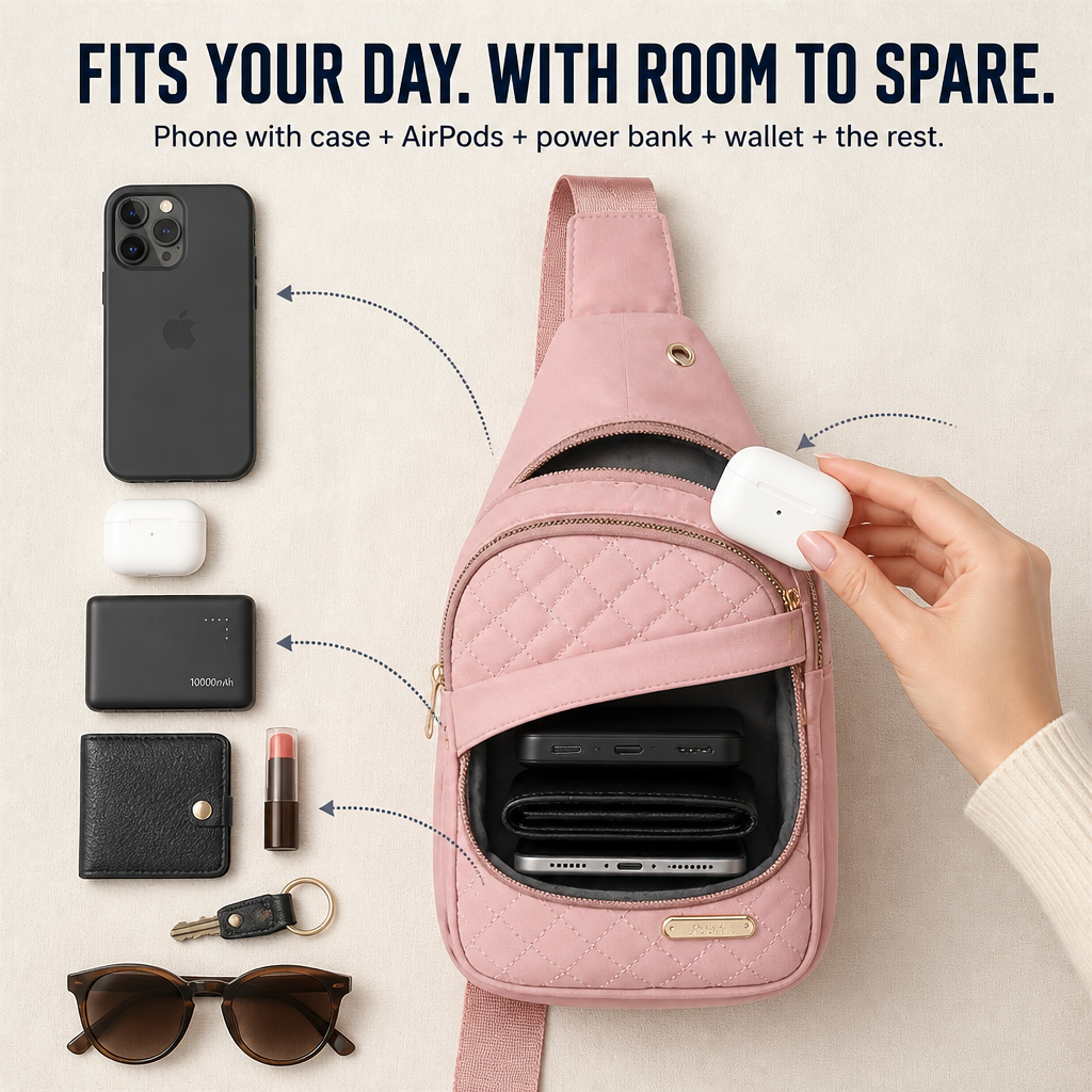 VertaCarry™ — Ditch the Tote and Carry Your Day in Three Zip Pockets