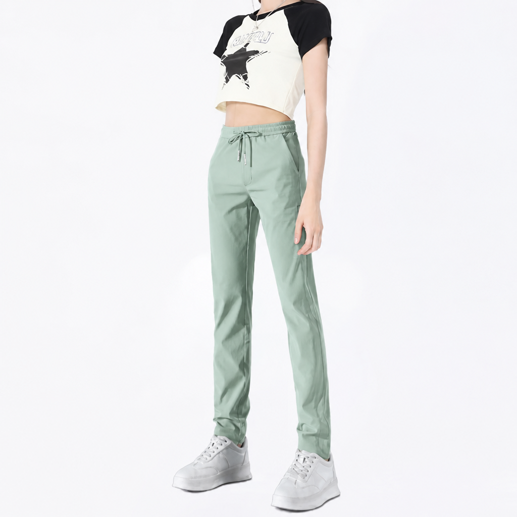 NovaEase™ – Lightweight Quick-Dry Stretch Pants with Tapered Leg