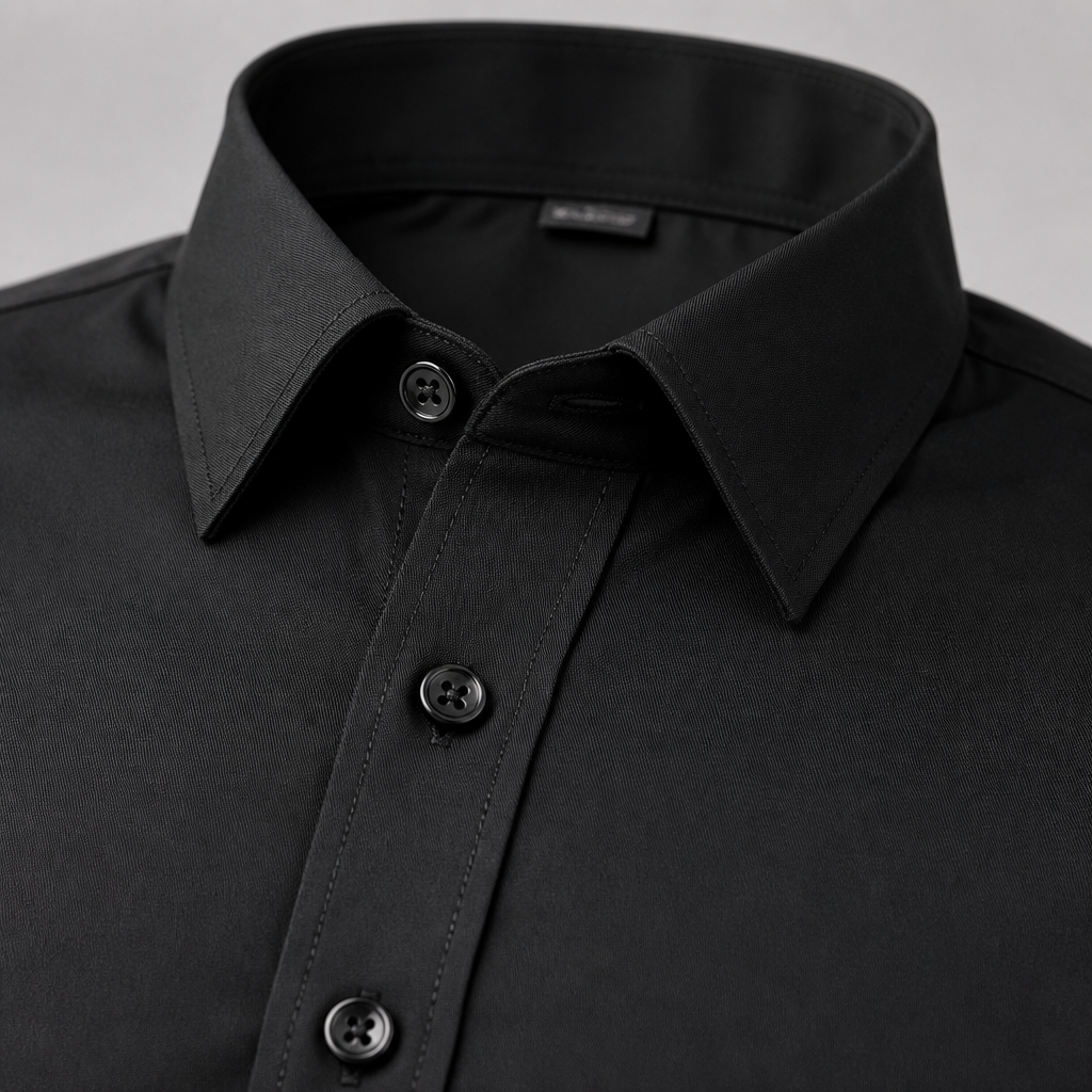 RevoStretch™ – Sleek Stretch Button-Down Shirt with Wrinkle-Free Silky Finish