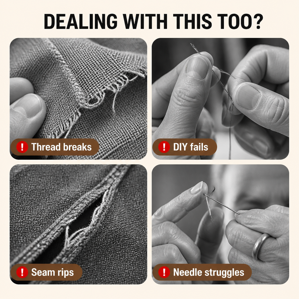 StitchMastery™ — Fix Buttons, Hems, and Split Seams in Under Two Minutes