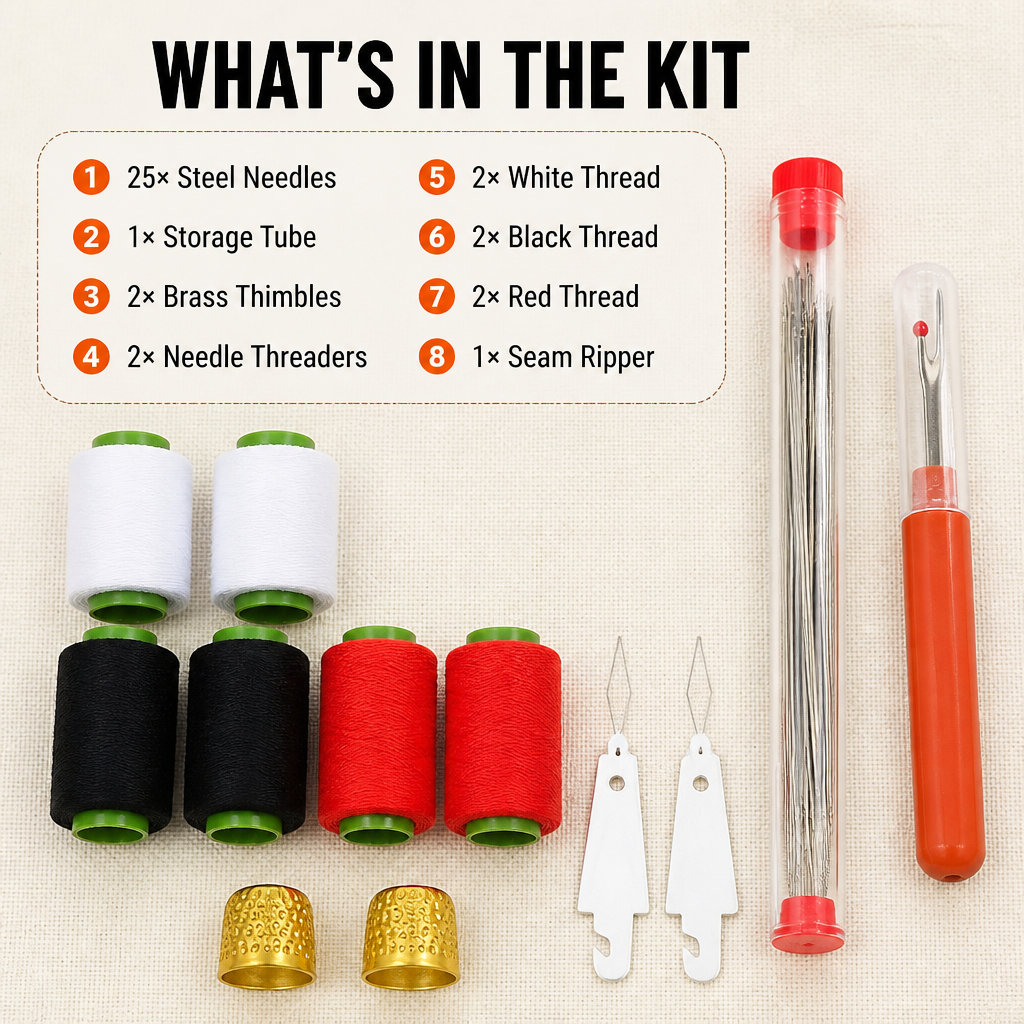 StitchMastery™ — Fix Buttons, Hems, and Split Seams in Under Two Minutes