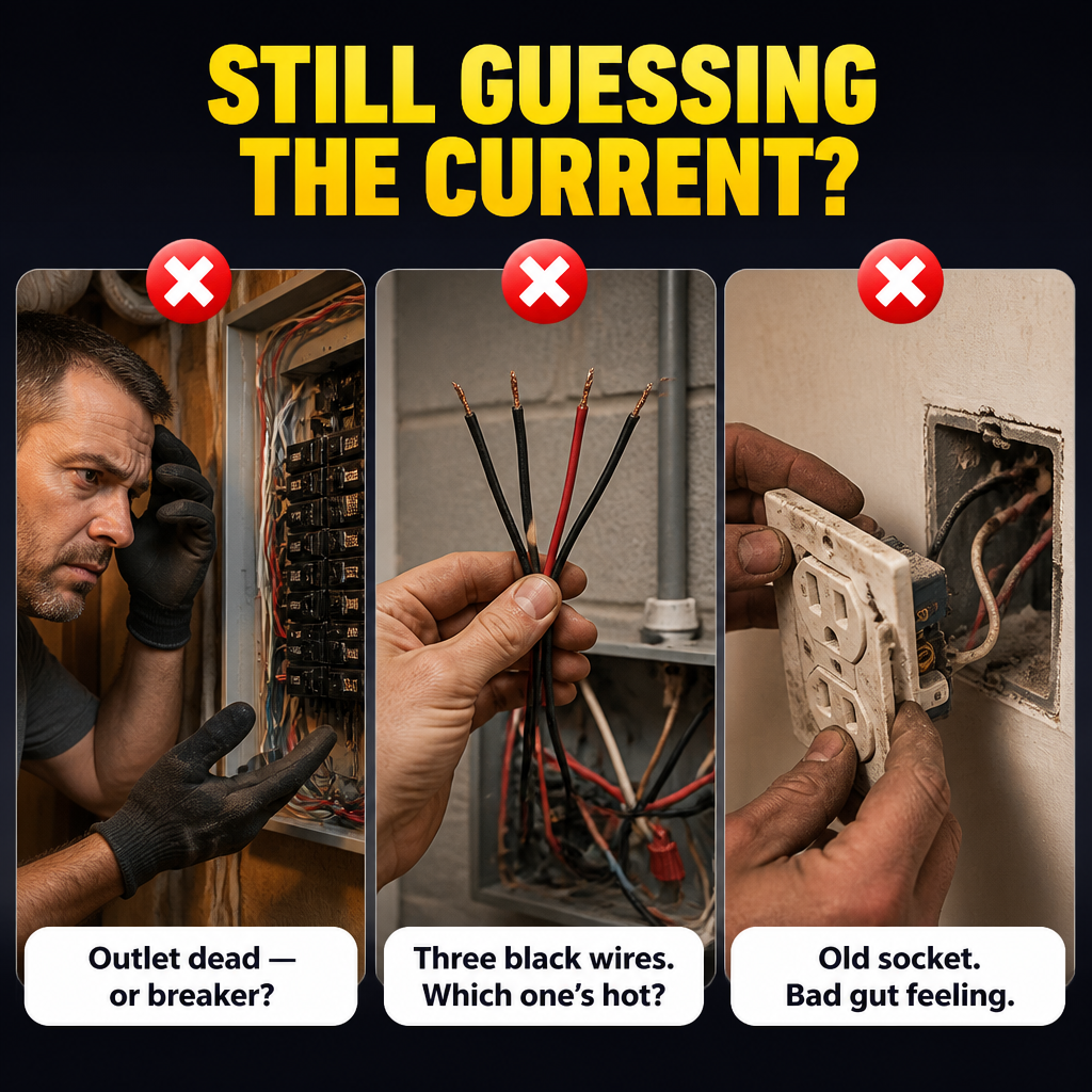 VoltSpark™ — Spot Live Wires Without Touching Them in Two Seconds