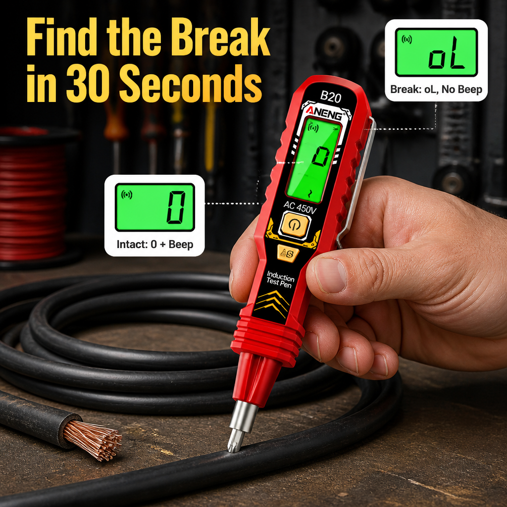VoltSpark™ — Spot Live Wires Without Touching Them in Two Seconds