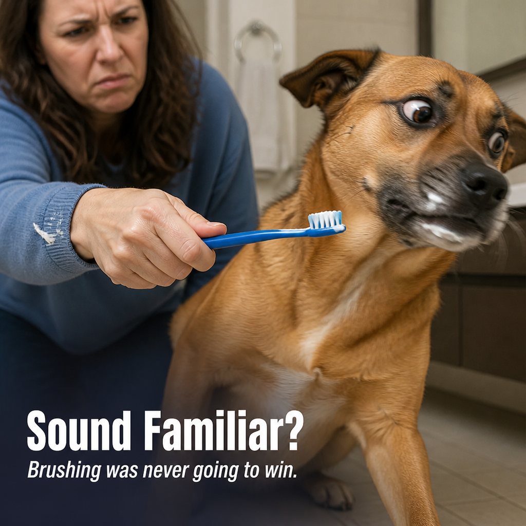 SmilePaw™ — End the Brushing Battle and Lift Tartar in 30 Seconds Daily