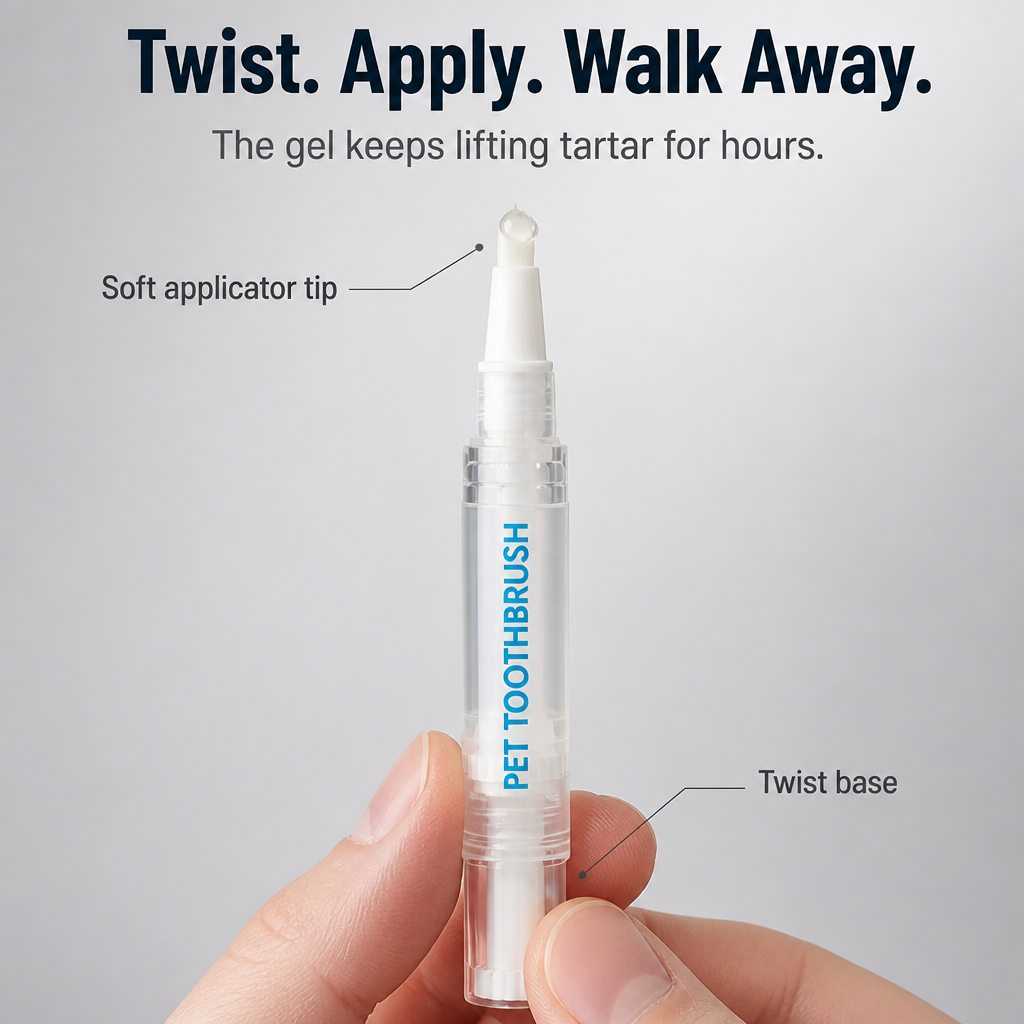 SmilePaw™ — End the Brushing Battle and Lift Tartar in 30 Seconds Daily