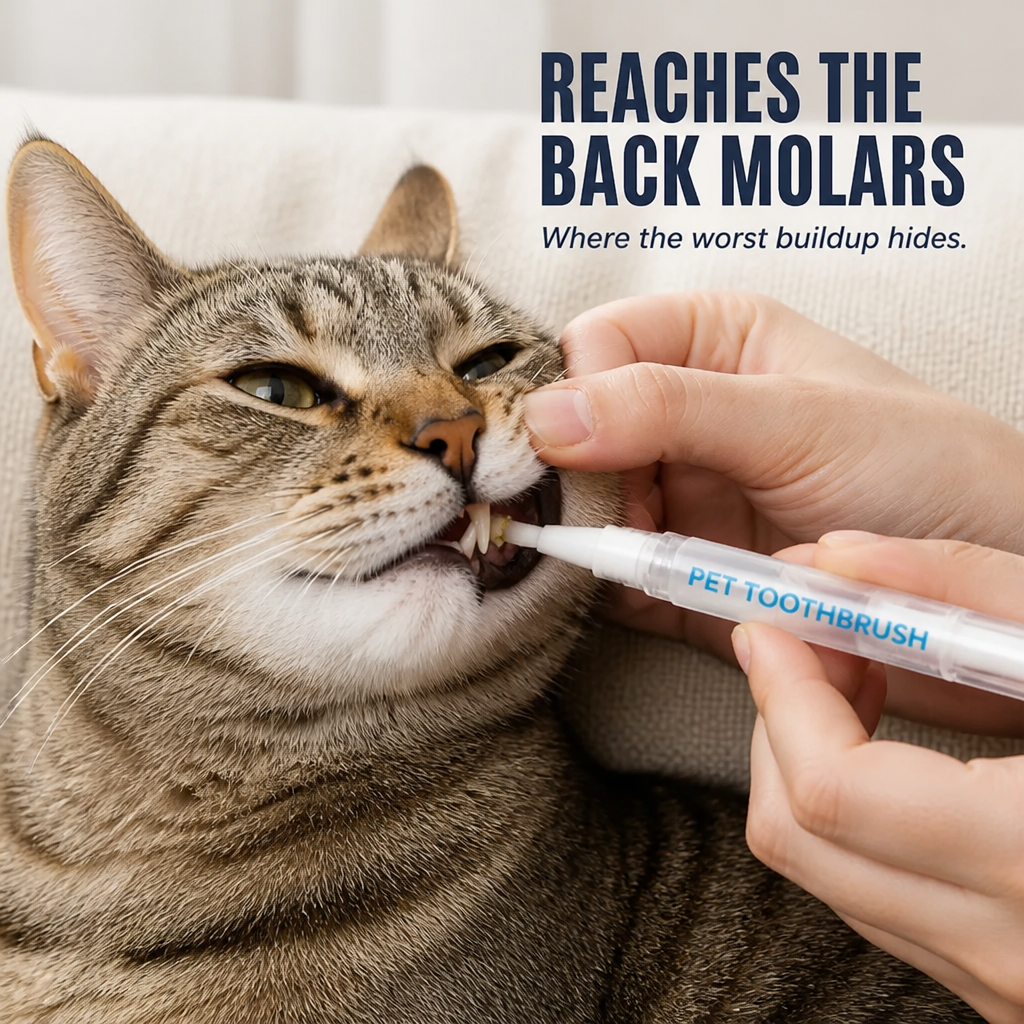 SmilePaw™ — End the Brushing Battle and Lift Tartar in 30 Seconds Daily