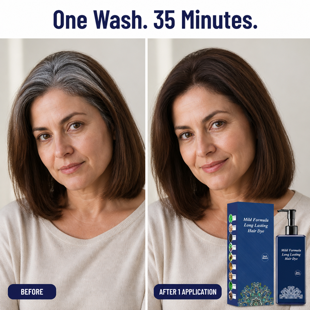 VividAura™ — Cover Stubborn Grays in One Wash Without the Scalp Burn