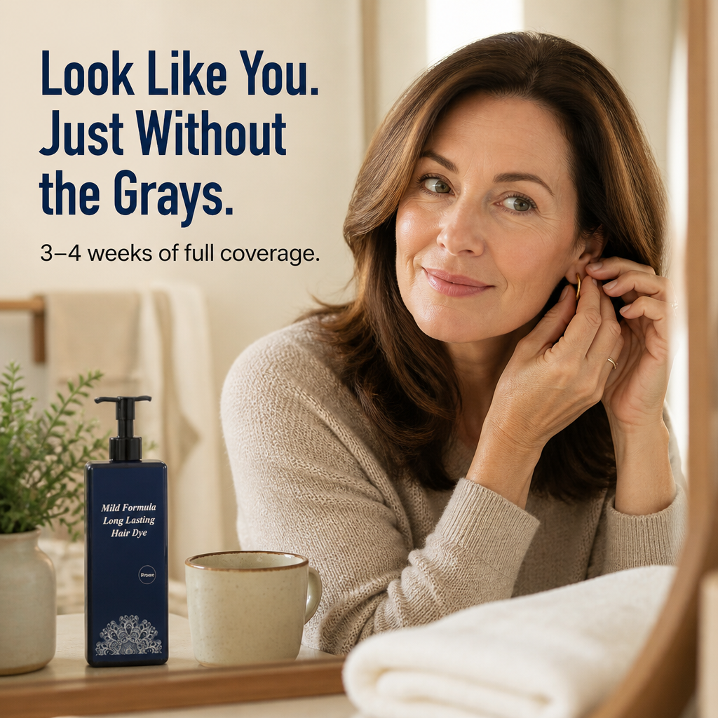 VividAura™ — Cover Stubborn Grays in One Wash Without the Scalp Burn