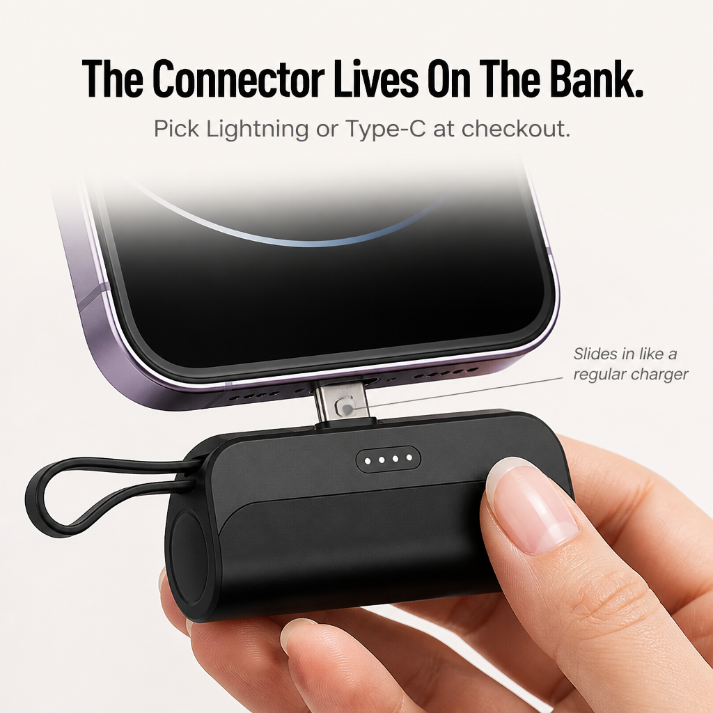 RubyVolt™ — Plug Straight Into Your Phone and End the Dead-Battery Panic