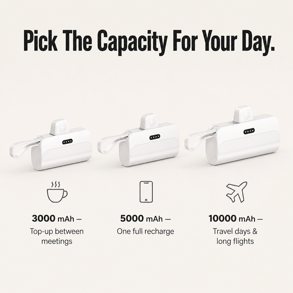 RubyVolt™ — Plug Straight Into Your Phone and End the Dead-Battery Panic