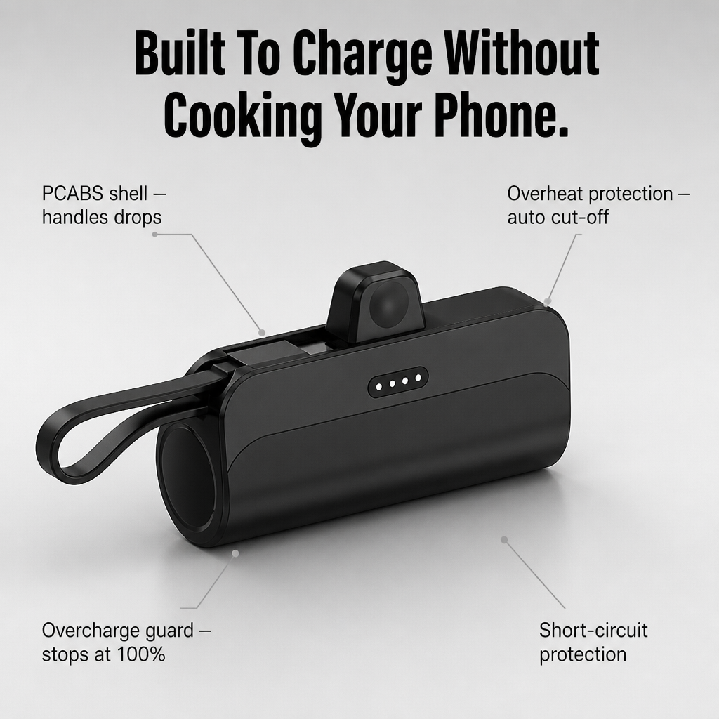 RubyVolt™ — Plug Straight Into Your Phone and End the Dead-Battery Panic