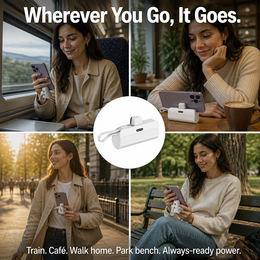 RubyVolt™ — Plug Straight Into Your Phone and End the Dead-Battery Panic