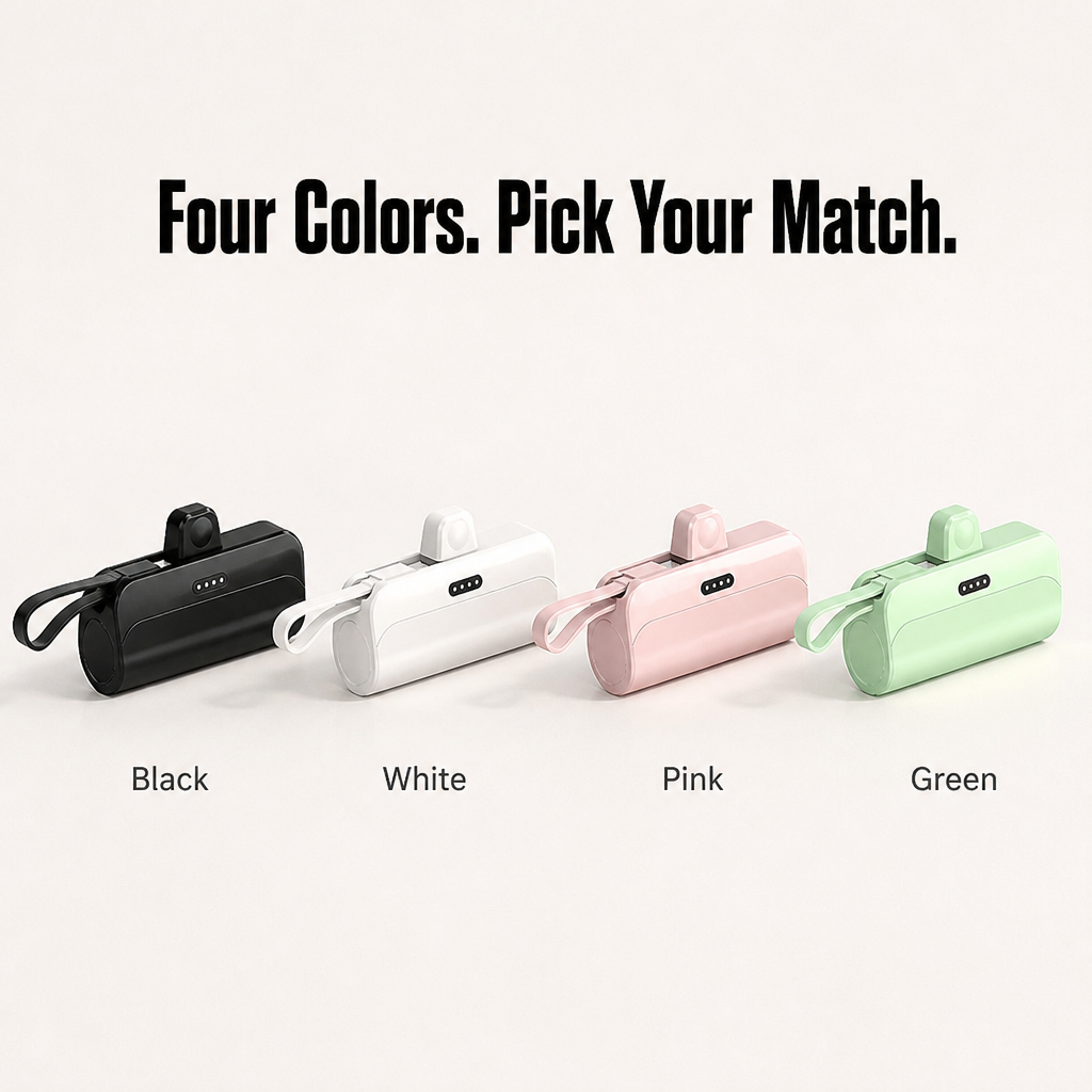RubyVolt™ — Plug Straight Into Your Phone and End the Dead-Battery Panic