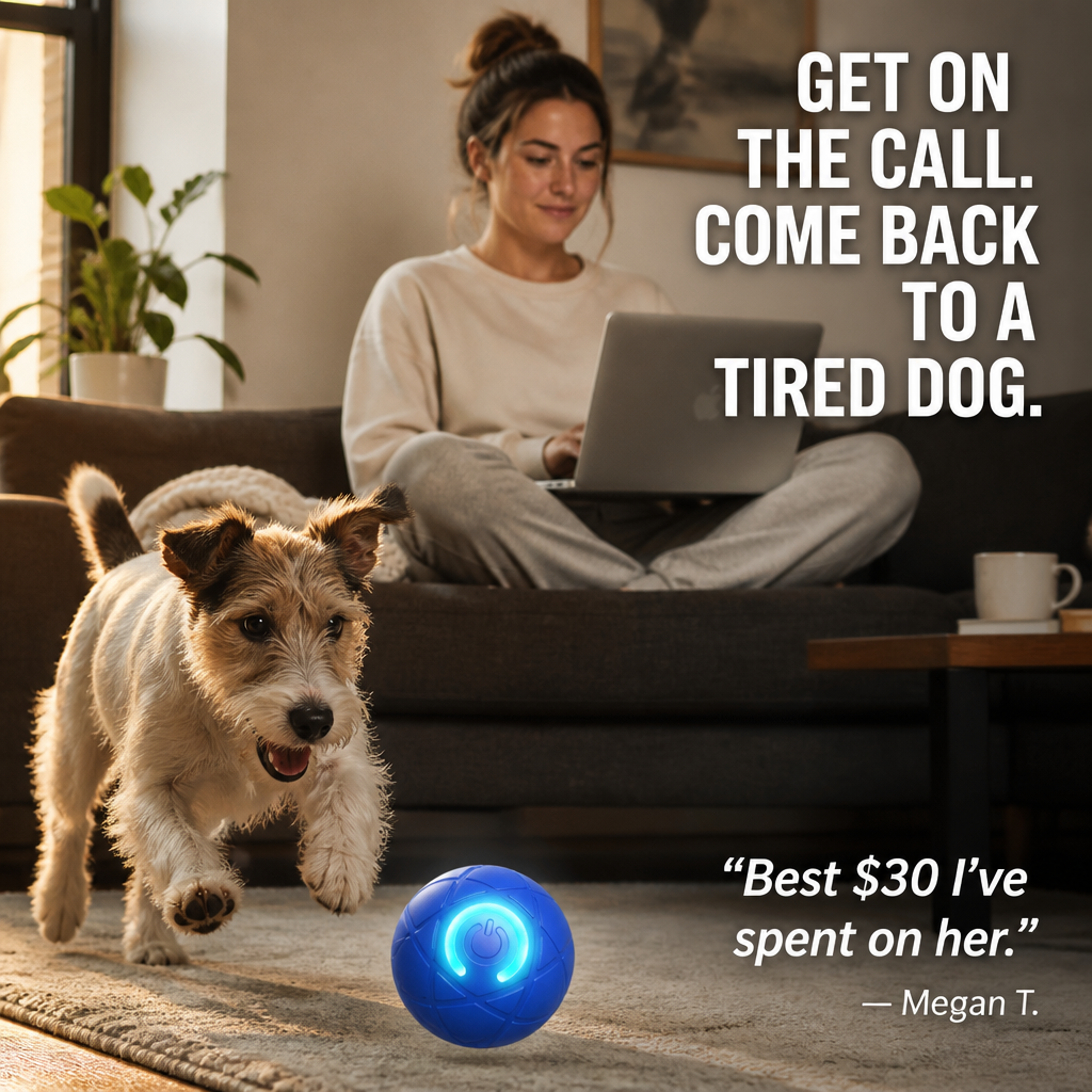 DashRoll™ — Burn Off Your Dog's Energy While You Work, Hands-Free