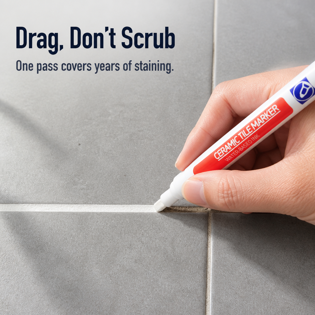 AquaShield™ — Cover Stained Grout in Minutes Without Re-Grouting or Scrubbing
