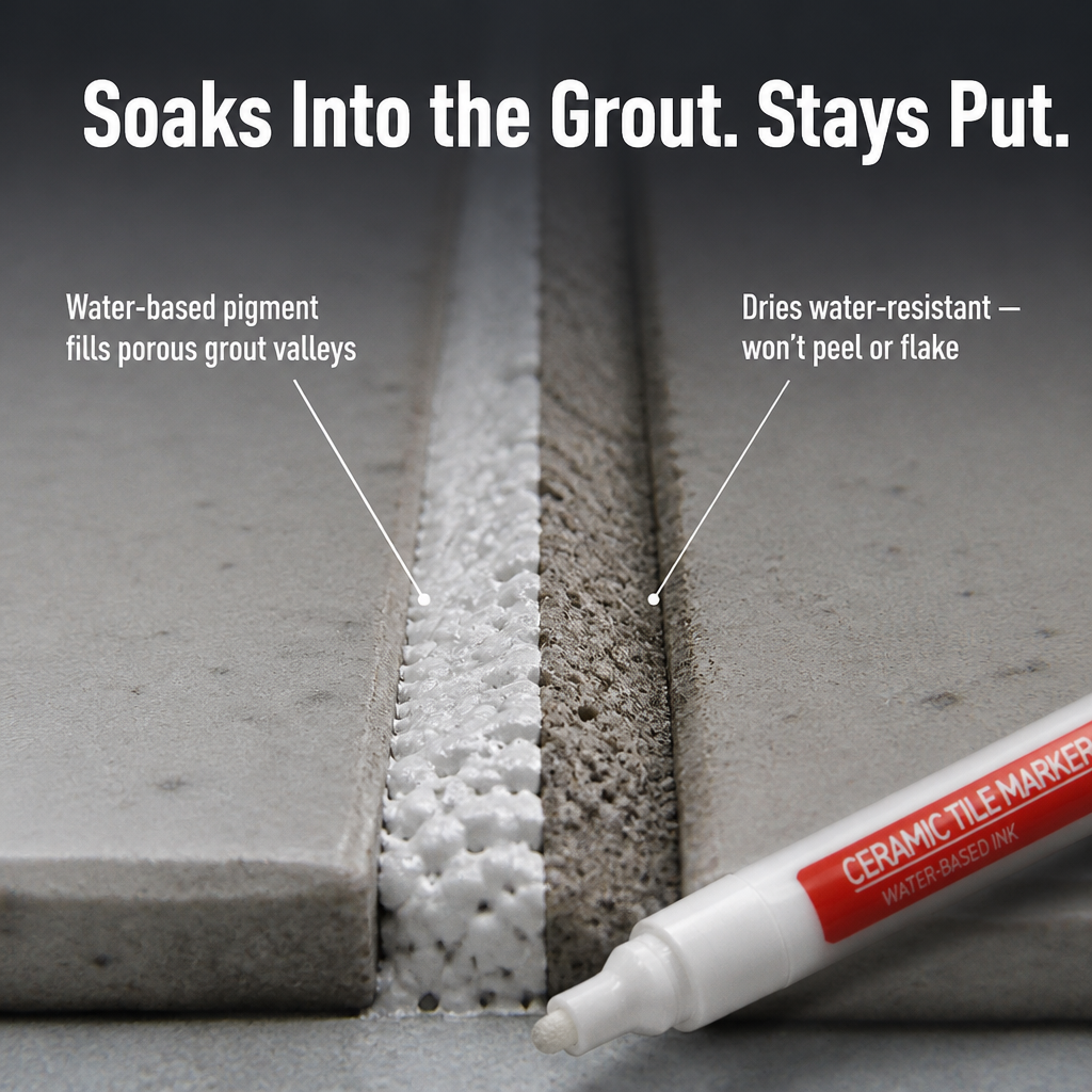 AquaShield™ — Cover Stained Grout in Minutes Without Re-Grouting or Scrubbing
