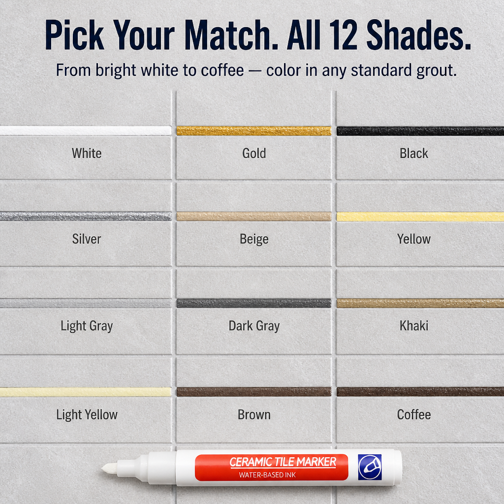 AquaShield™ — Cover Stained Grout in Minutes Without Re-Grouting or Scrubbing