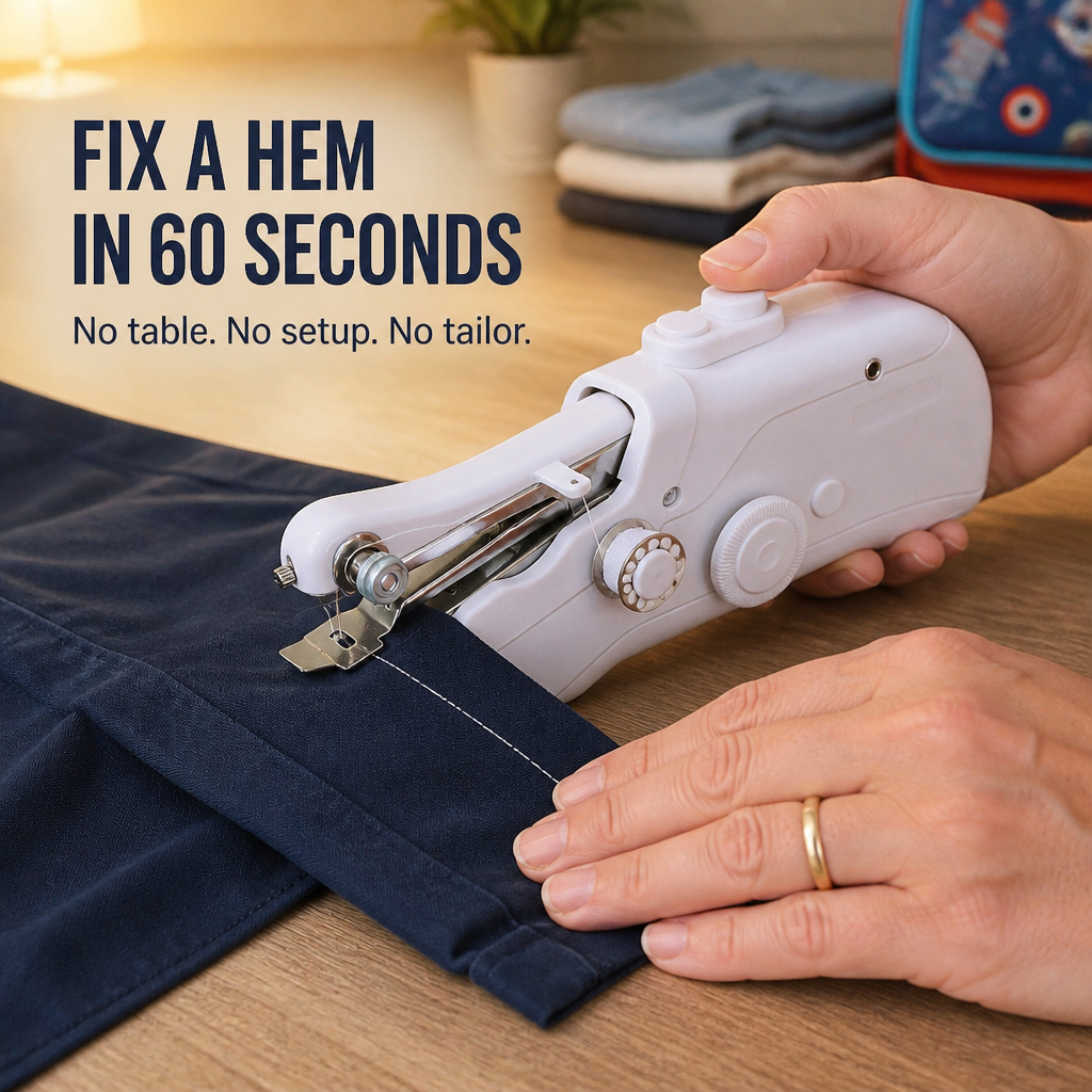 StitchLite™ — Mend Hems, Patches & Tears In Under A Minute