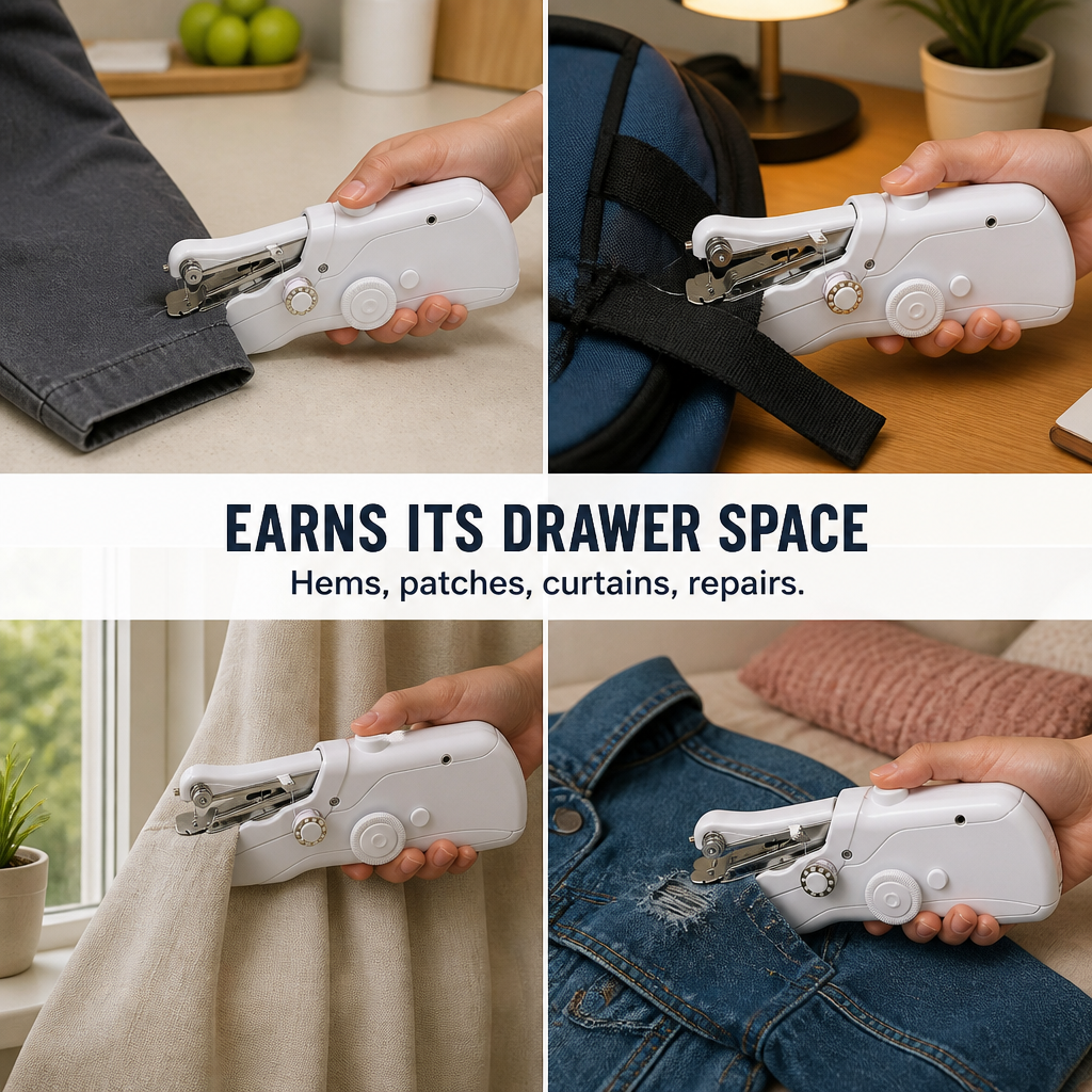 StitchLite™ — Mend Hems, Patches & Tears In Under A Minute