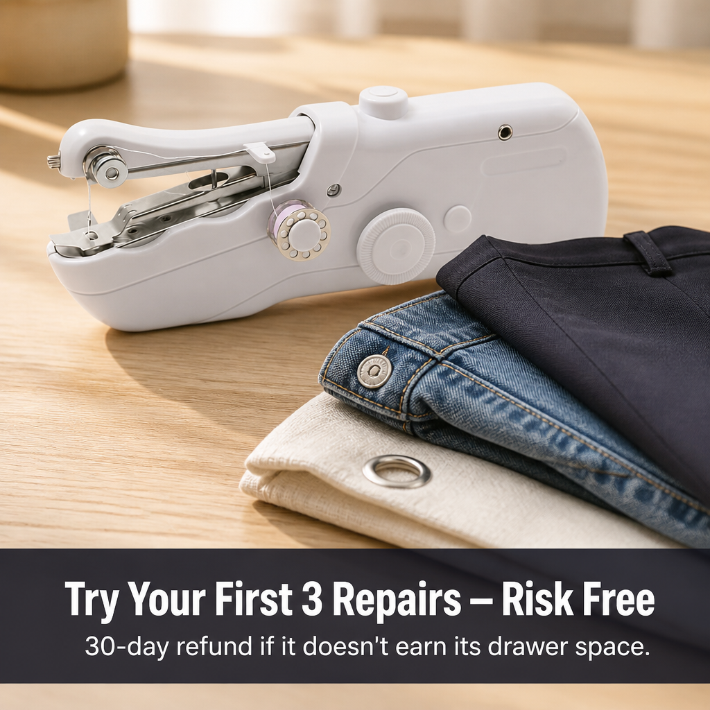 StitchLite™ — Mend Hems, Patches & Tears In Under A Minute