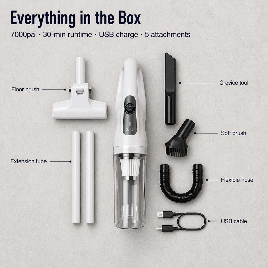 SparkBlitz™ — Pull Crumbs, Pet Hair and Dust From Every Corner Cordlessly