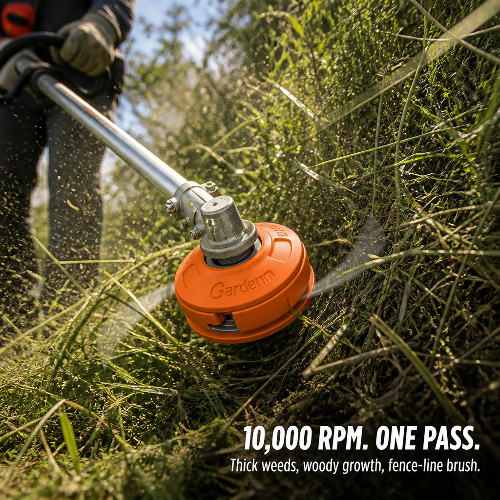 Voltaris™ X1 — Slice Through Thick Weeds Without Rewinding Another Trimmer Spool