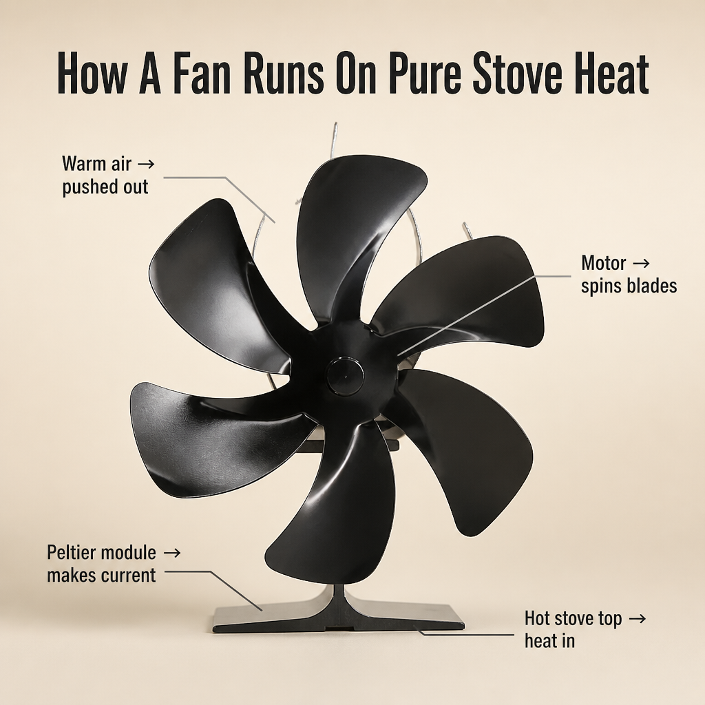 PulsaHeat™ — Push Wood Stove Heat To Every Cold Corner Of Your Room
