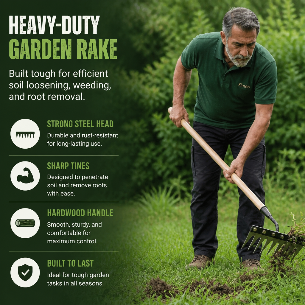 Kiméo™ — Yank Out Stubborn Weeds Roots-and-All in One Pull | Free Gloves & 60-Day Trial